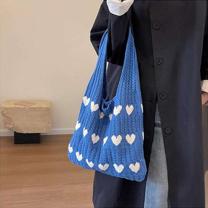 Lisslune | Knit Love Tote Bag