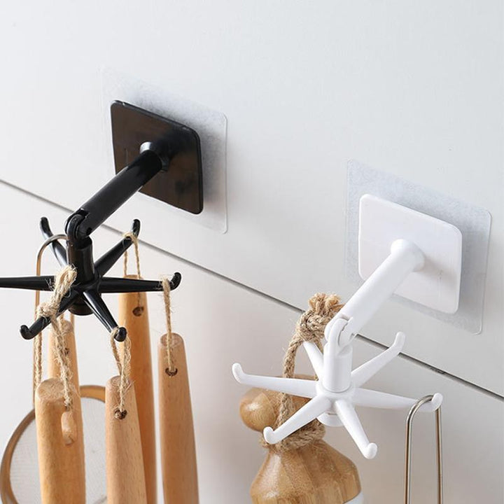 Lisslune | SwiftHook 360° Rotating Hooks – Smart Storage for Your Home