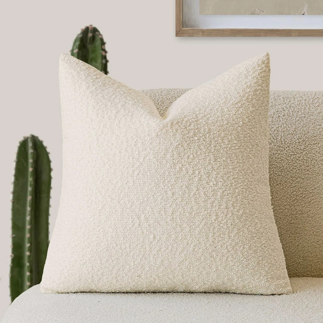 Lisslune | Tulum Boucle Cushion Cover 45x45cm Decorative Pillow