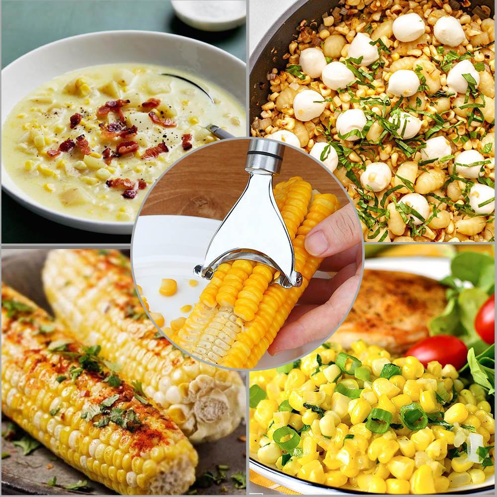 Lisslune | Corn on the cob peeler made of stainless steel