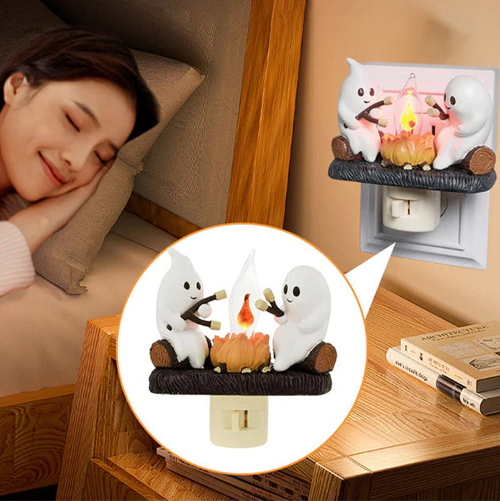 Lisslune | Ghost Bonfire Blinking Night Light