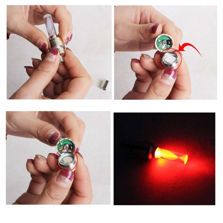 Lisslune | Premium LED Valve Caps for Wheels (2 pcs)
