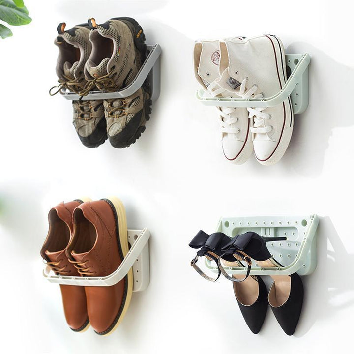 Lisslune | Shoe rack with integrated wall mount for wall mounting