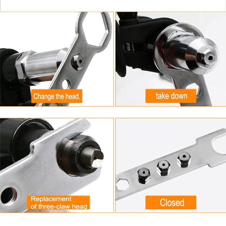 Lisslune | Professional Rivet Pliers Adapter Kit