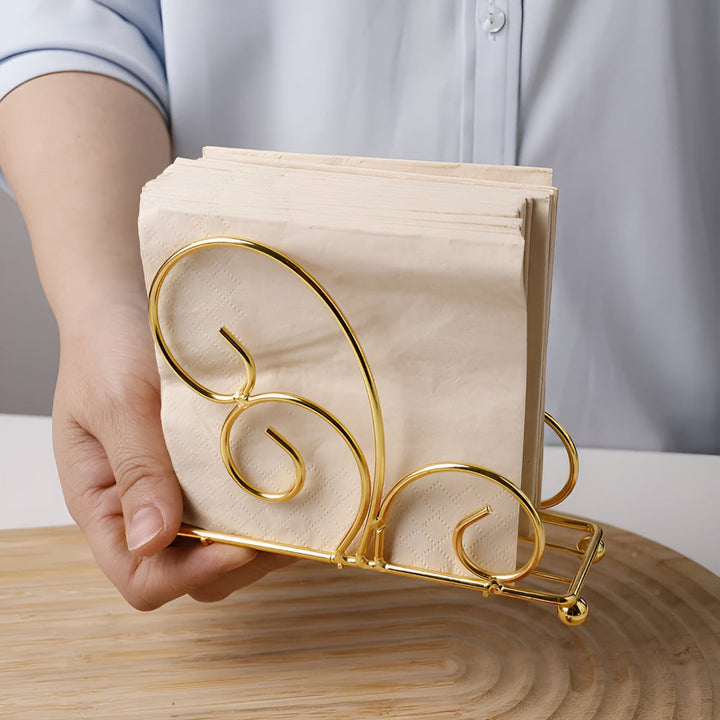 Lisslune | Stylish Swirl Napkin Holder
