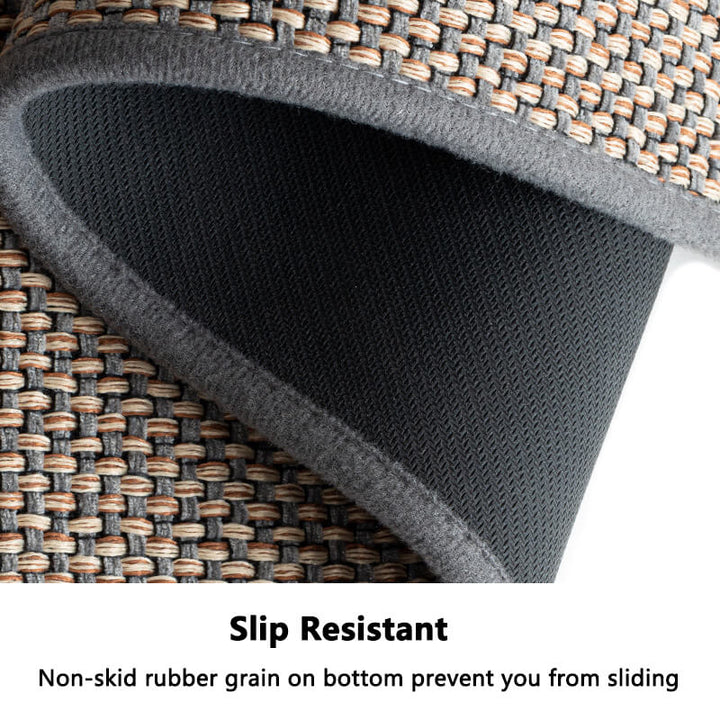 Lisslune | Indoor Entrance Door Mats: Non-Slip , Washable, Natural Coir for Kitchen, Patio, & Doorway - All Sizes