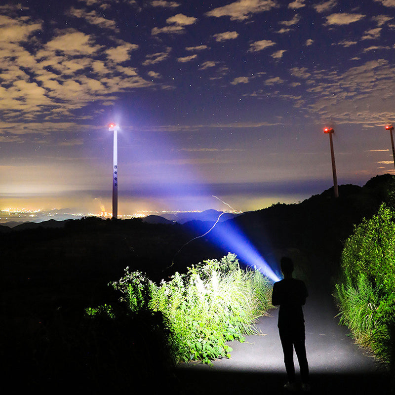 Lisslune | USB rechargeable portable outdoor flashlight