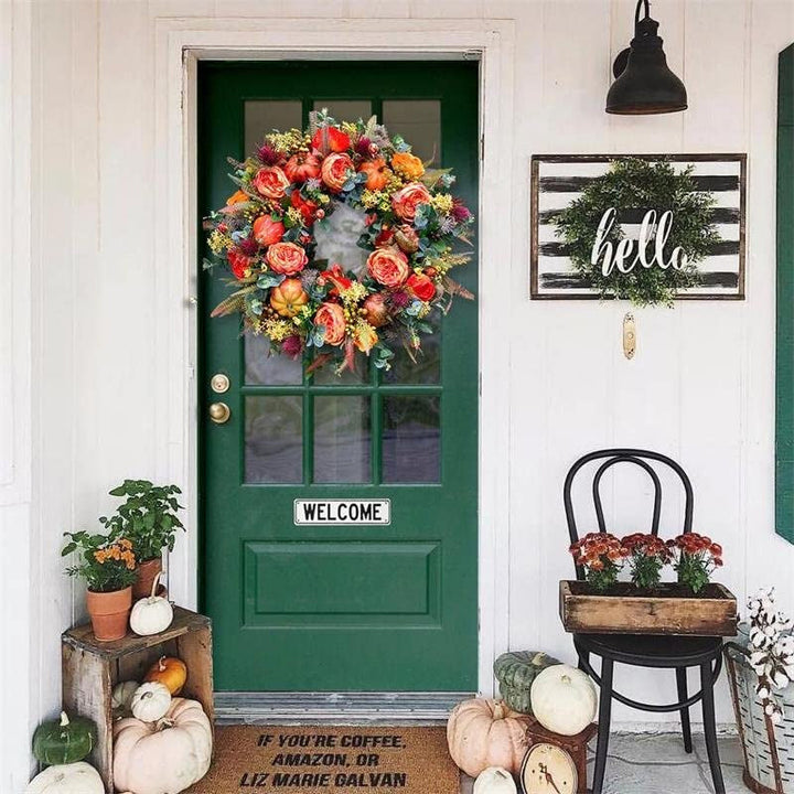 Lisslune | Halloween Pumpkin Wreath