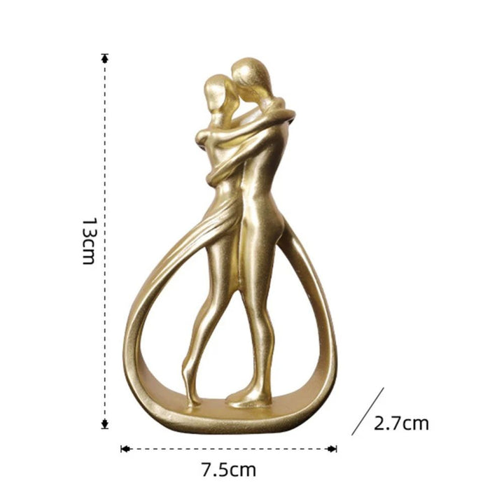 Lisslune | Embrace Resin Couple Sculpture