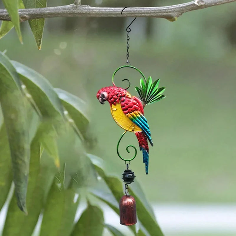 Lisslune | Three-dimensional parrot wind chime, hanging decoration