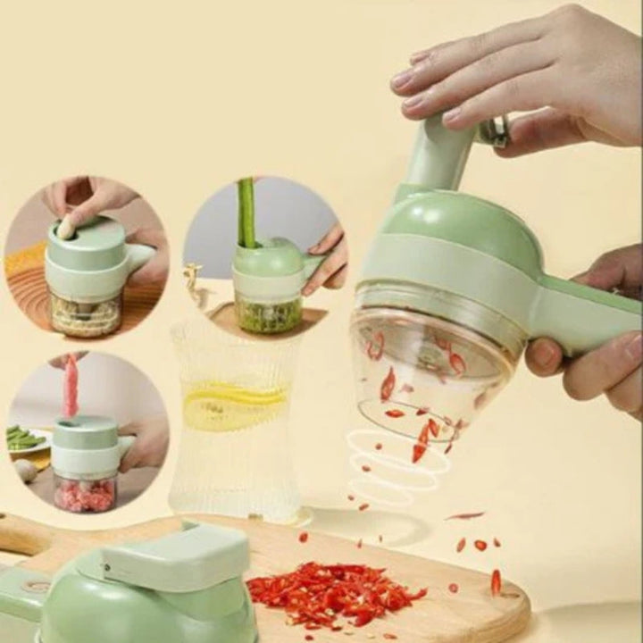 Lisslune | PrepMate – 4-in-1 manual kitchen preparation maker