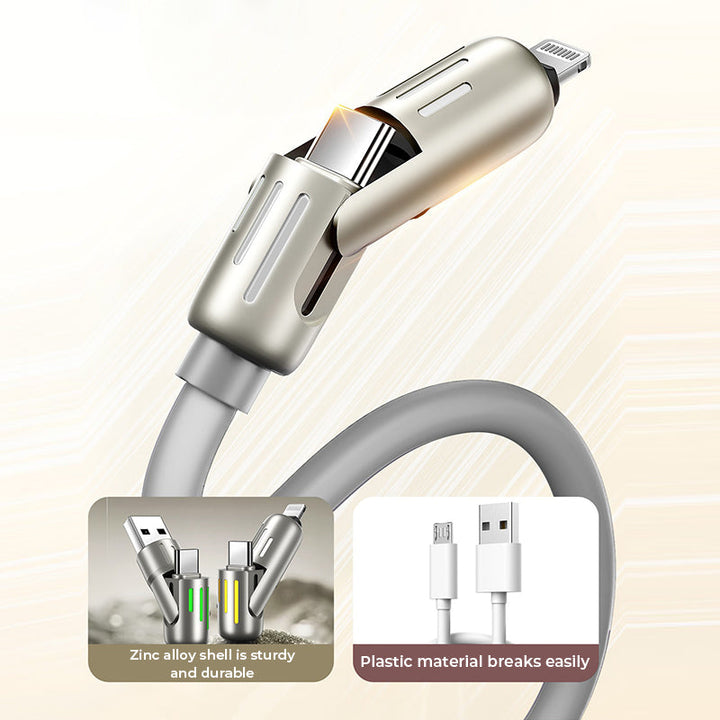 Lisslune | 240W 4-in-1 USB C Cable