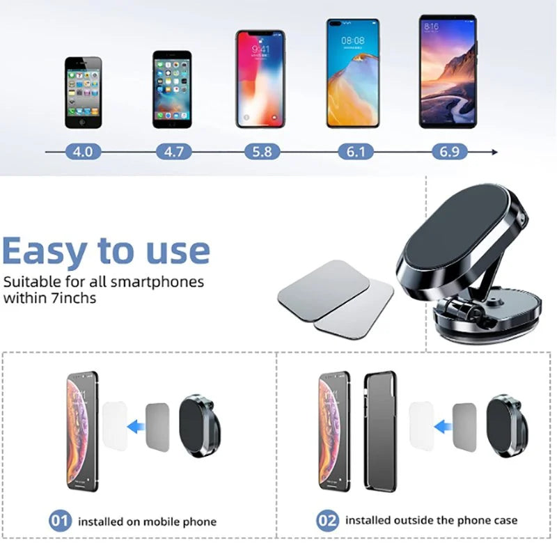 Lisslune | Magnetic Phone Holder for the Car
