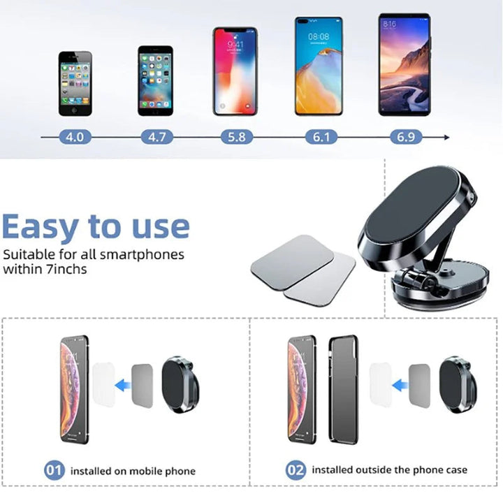 Lisslune | Magnetic Phone Holder for the Car