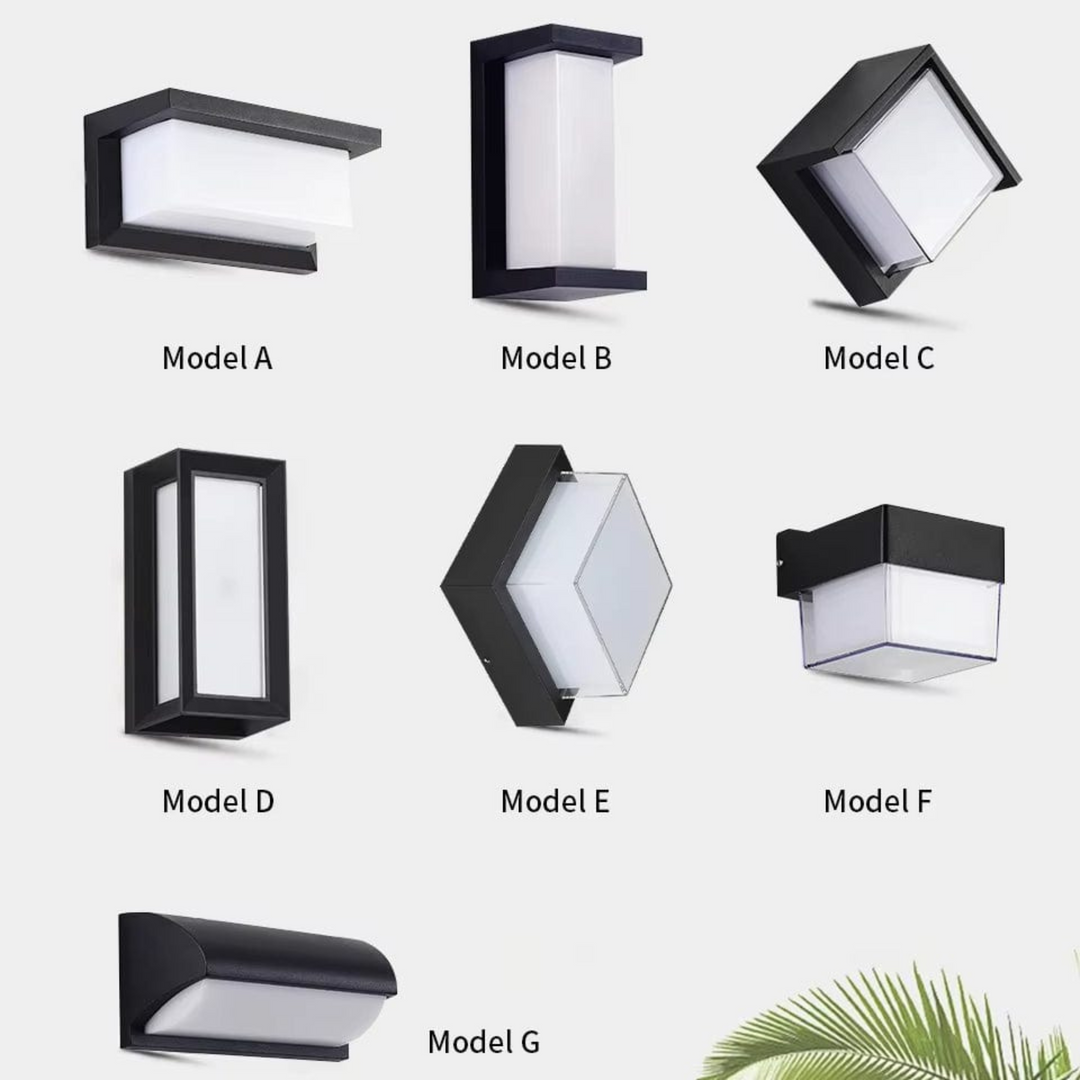 Lisslune | Outdoor Wall Light | Waterproof LED Lantern with PIR Motion Sensor | Ideal for Patios, Porches & Walkways