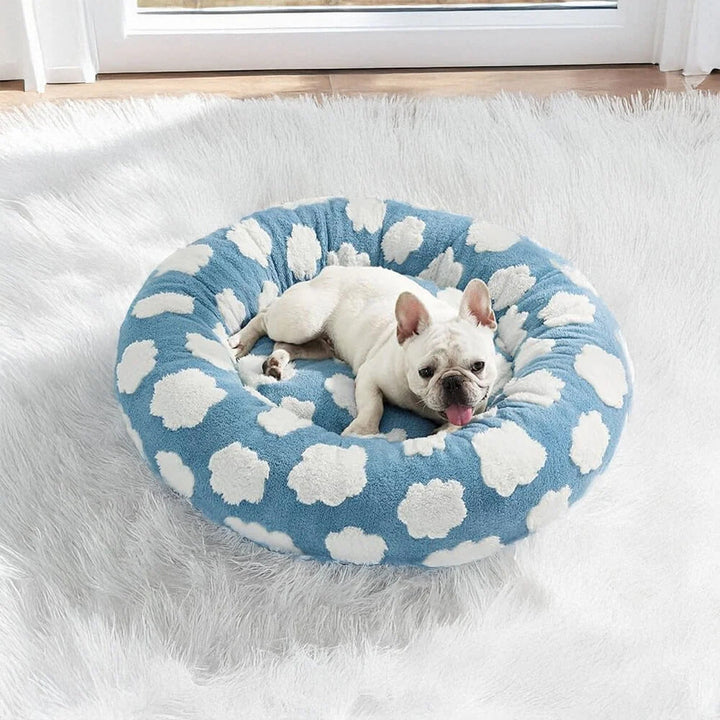 Lisslune | Snuggle Floral Checkerboard Pet Bed