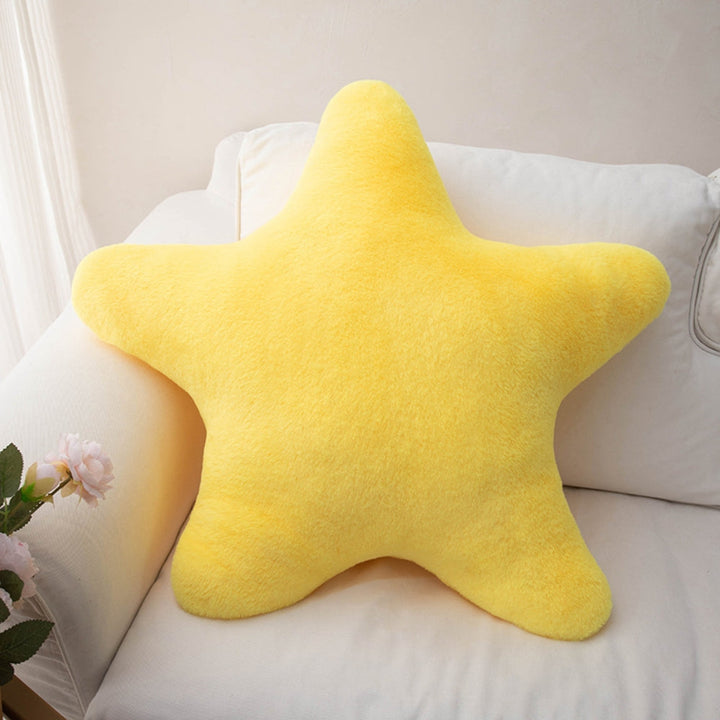 Lisslune | Cuddly Pastel Fluffy Star Cushion