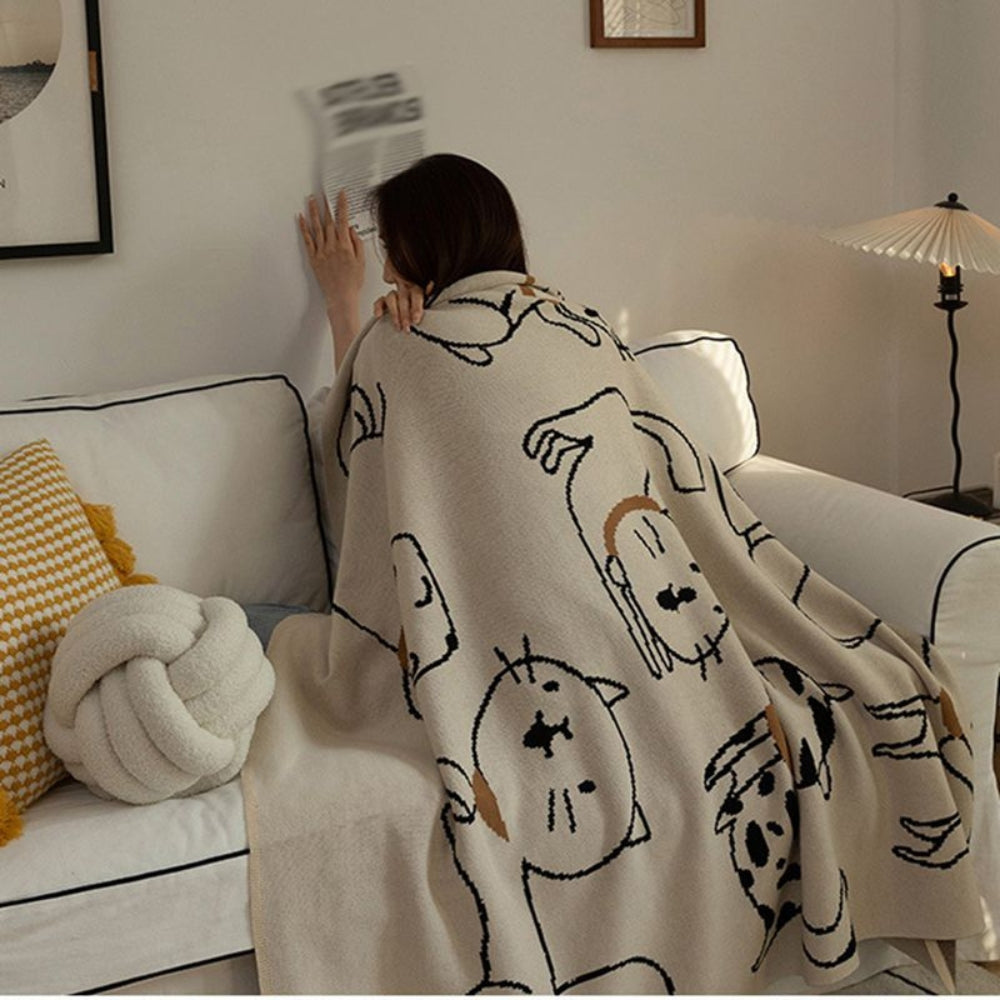 Lisslune | Purrsoft Cotton Nap Blanket