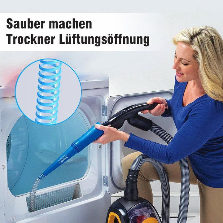 Lisslune | Vent vacuum cleaner hose for washing machine and dryer, removes lint