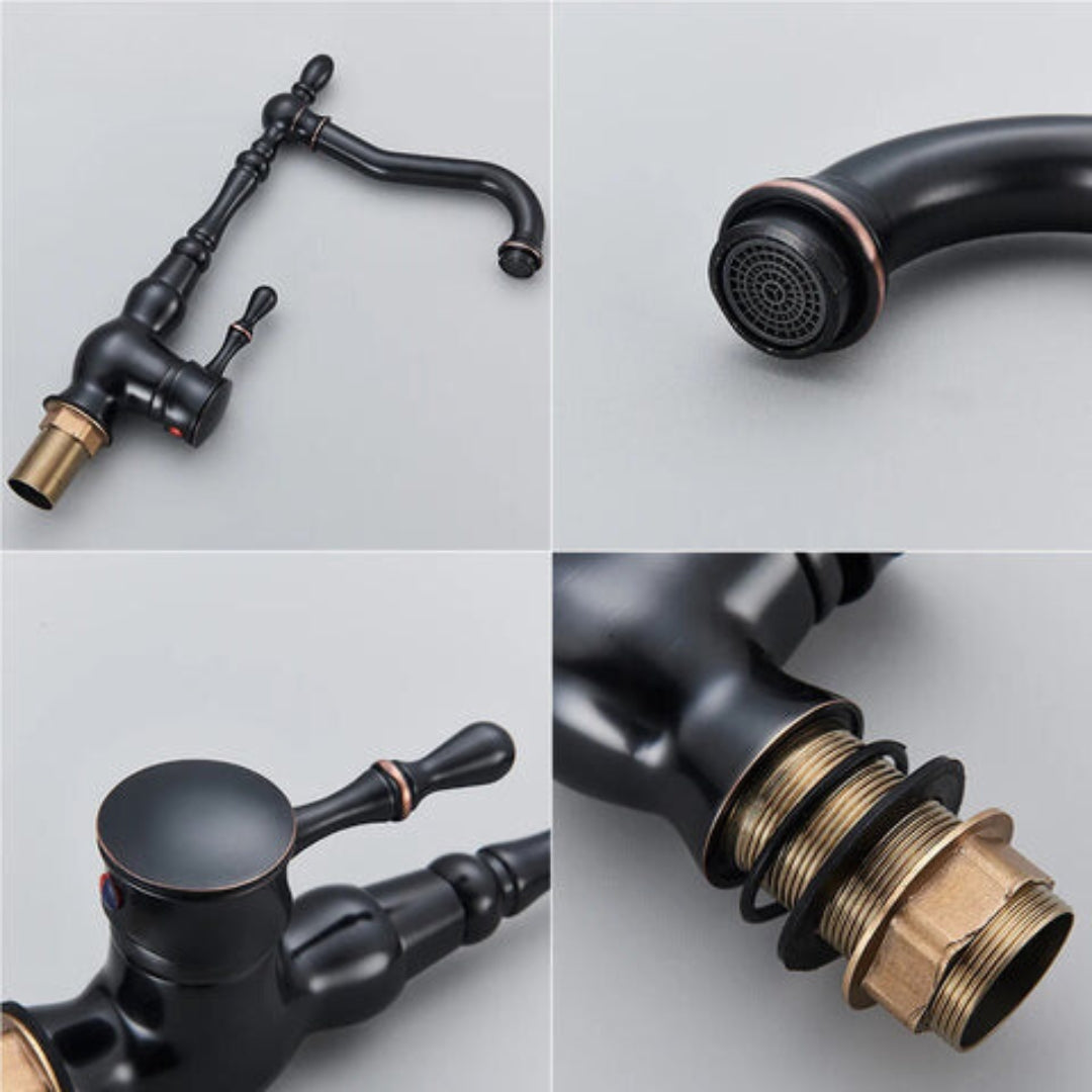 Lisslune | VintageStyle - Single Handle Kitchen Faucet