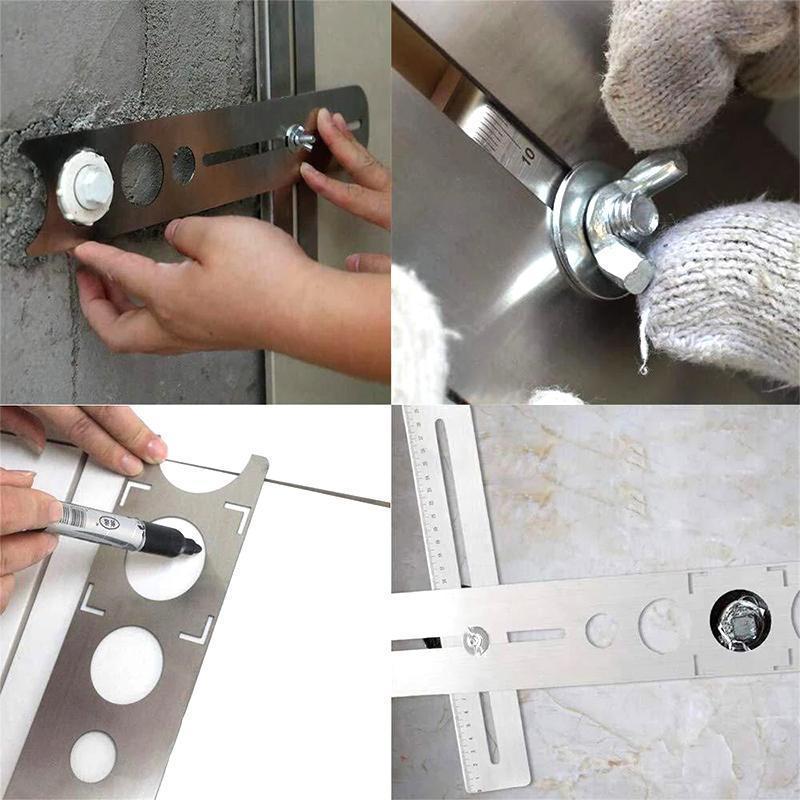 Lisslune | Stainless Steel Tile Hole Locator