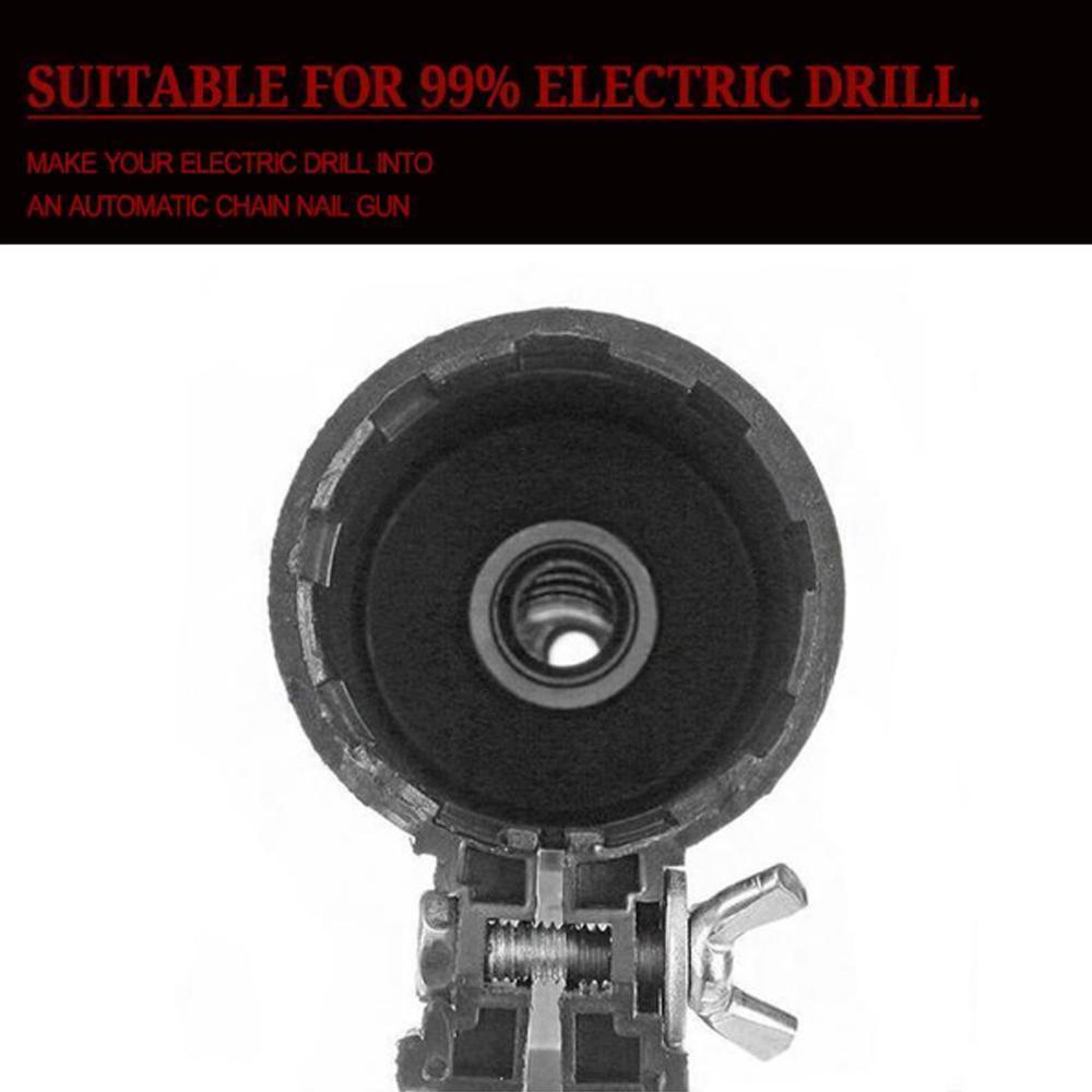 Lisslune | Electric Drill Chain Nail Gun Adapter