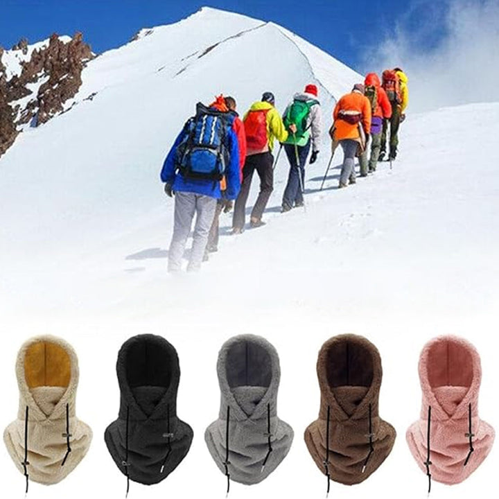 Lisslune | Ski mask with Sherpa hood