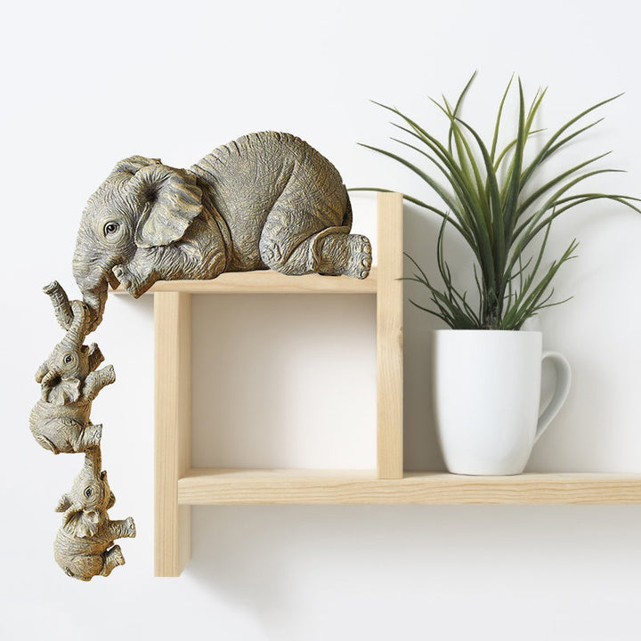 Lisslune | Parent-Child Elephant Decoration