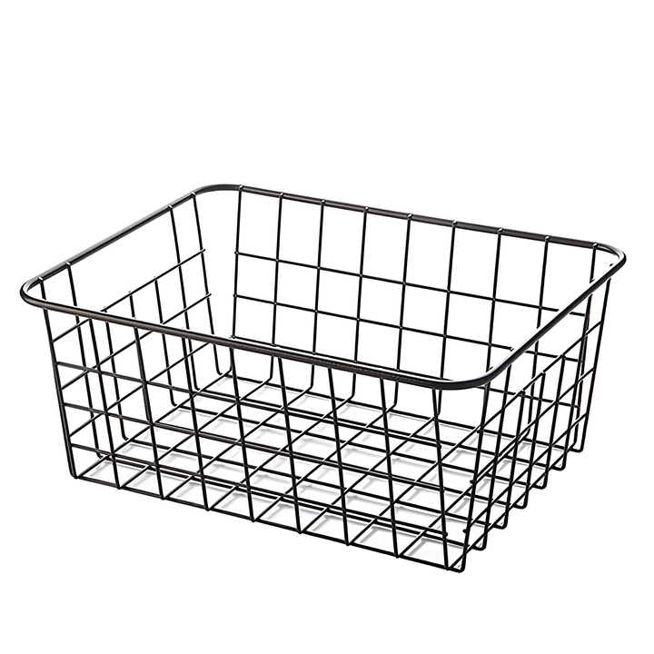 Lisslune | Modern Wire Storage Basket with Handles – NeatBasket