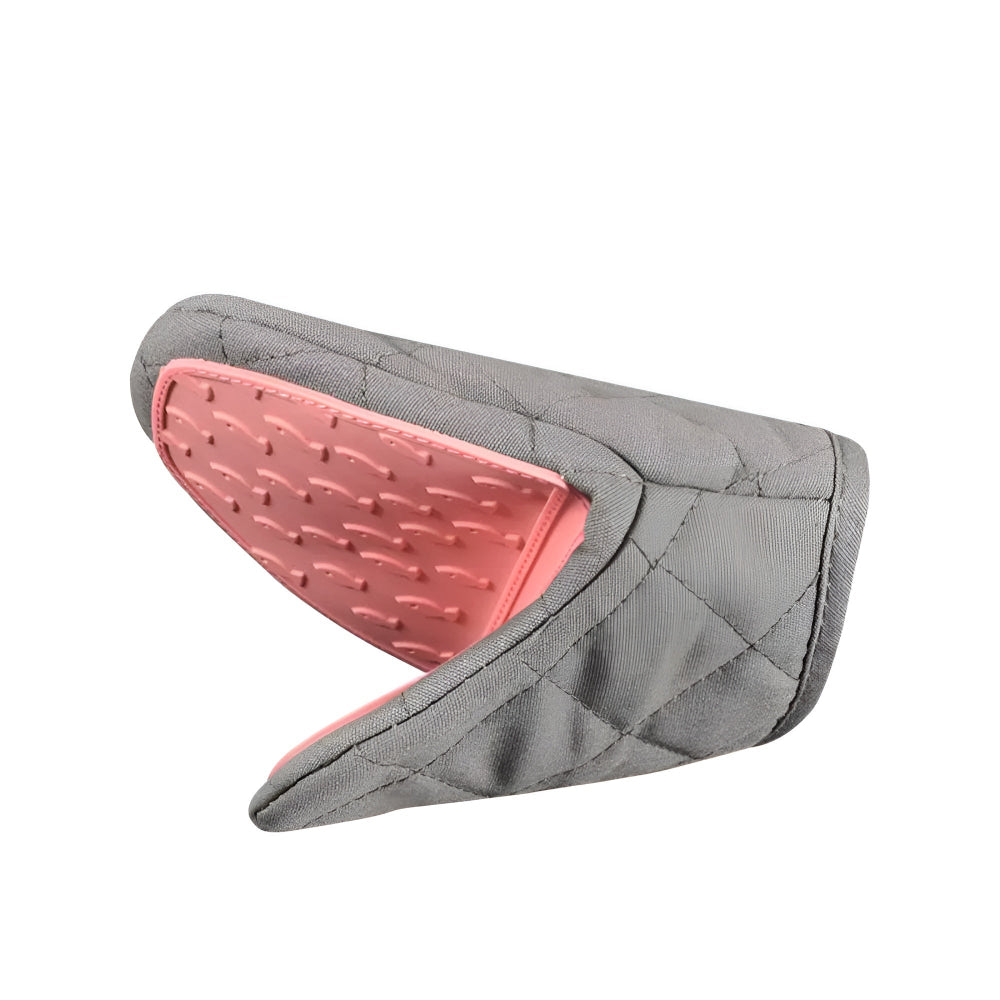 Lisslune | Silicone Quilted Heatproof Kitchen Mitts