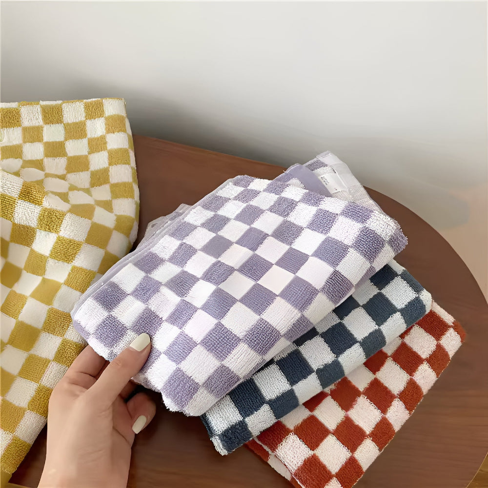 Lisslune | Retro Checkmate Cotton Towel