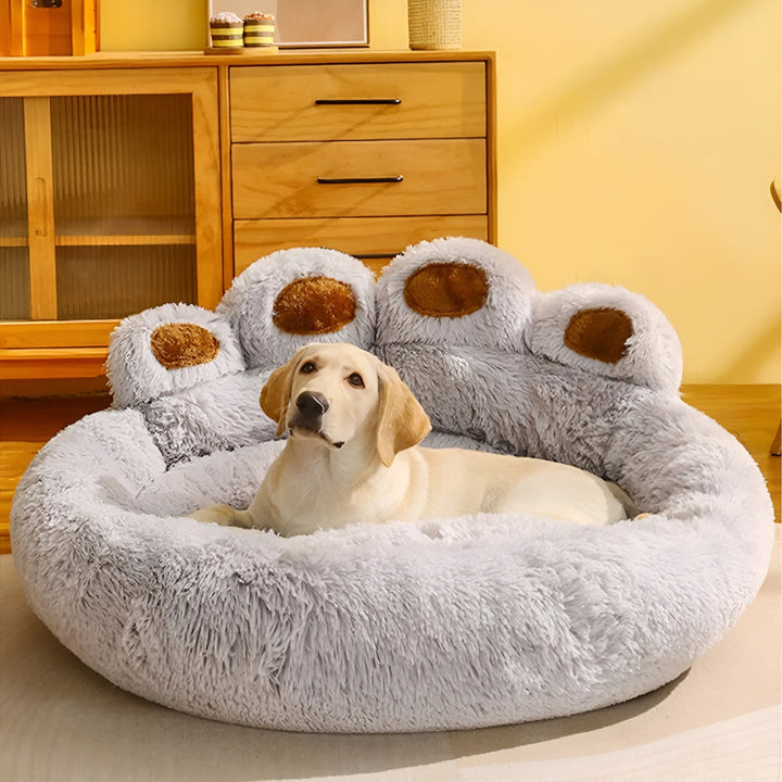 Lisslune | Furry Paw-Shaped Pet Bed