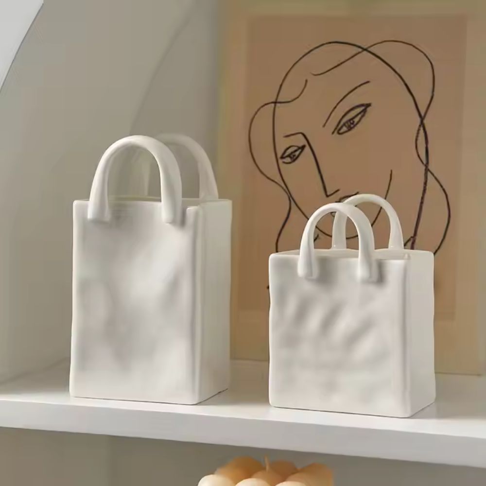 Lisslune | Tote-Style Ceramic Vase