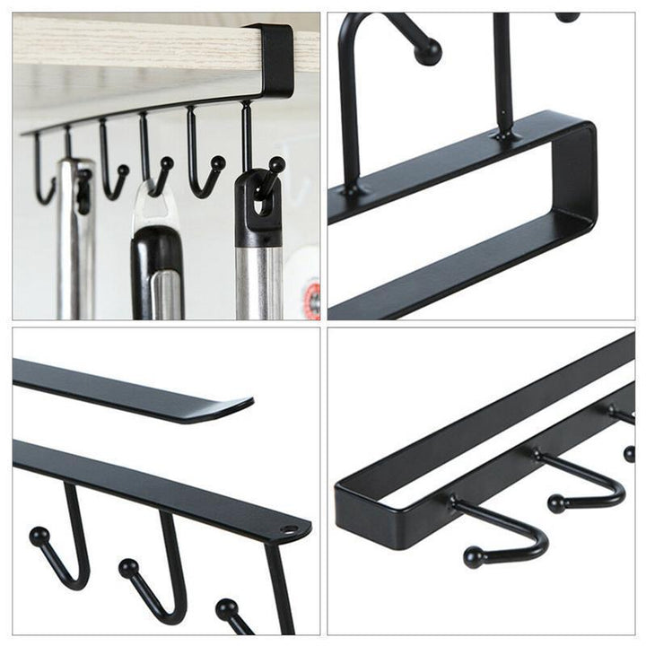 Lisslune | Multifunctional Cabinet Hooks Shelf, 2 Pieces