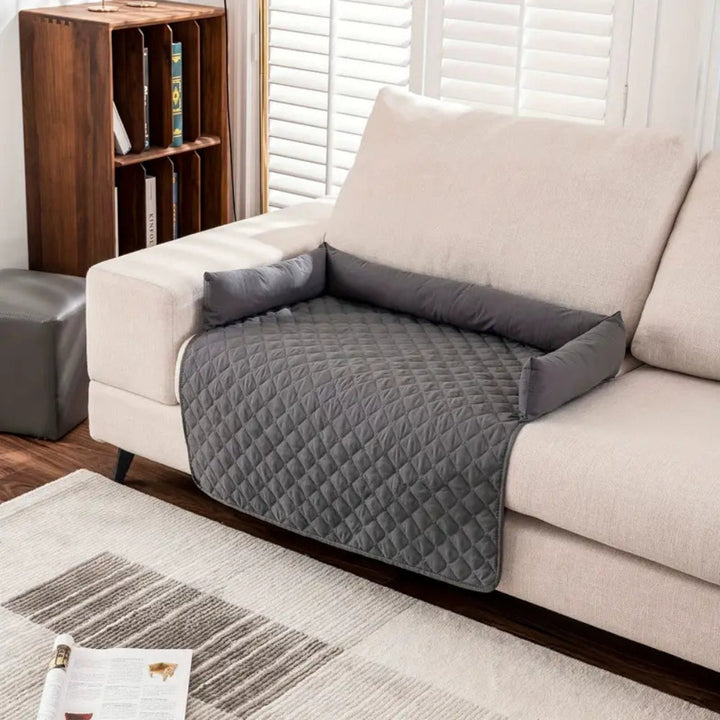 Lisslune | Bolstered Quilted Pet Sofa Protector