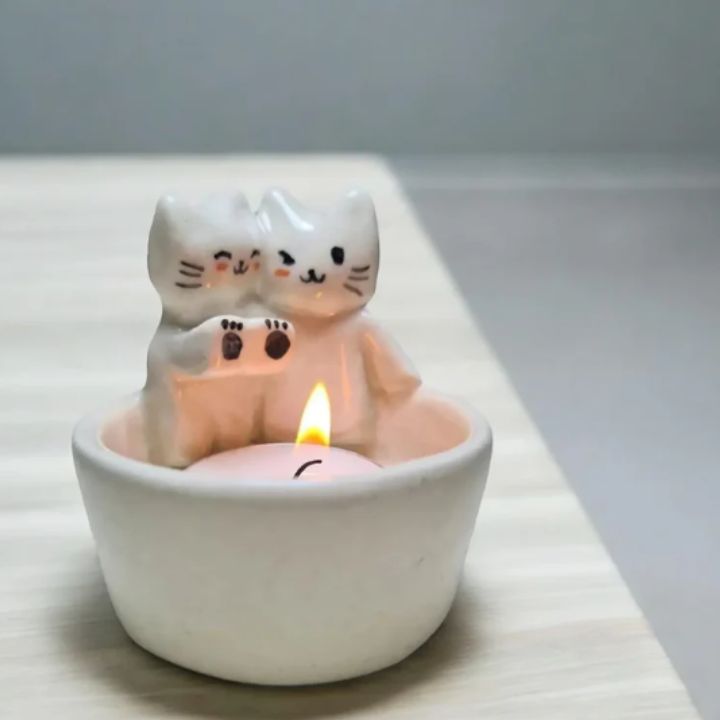 Lisslune | Cat Candle Holder
