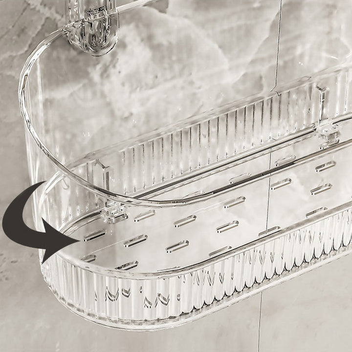 Lisslune | No-Drill Bathroom Suction Cup Storage Box