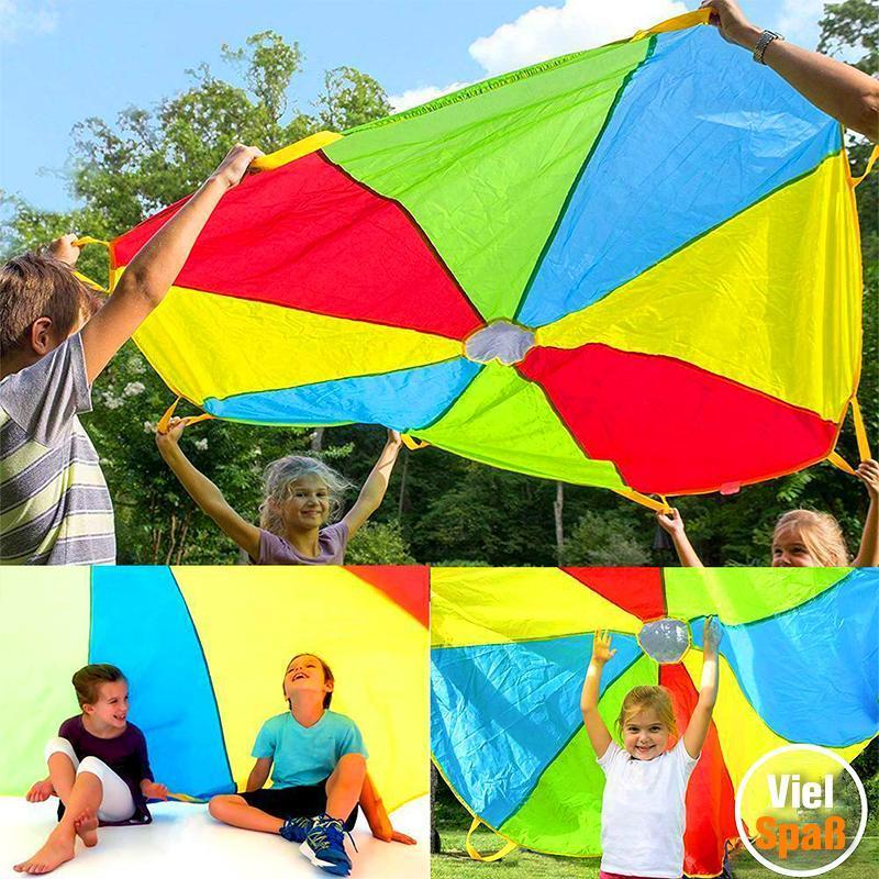 Lisslune | Colorful Parachute for Kids and Family