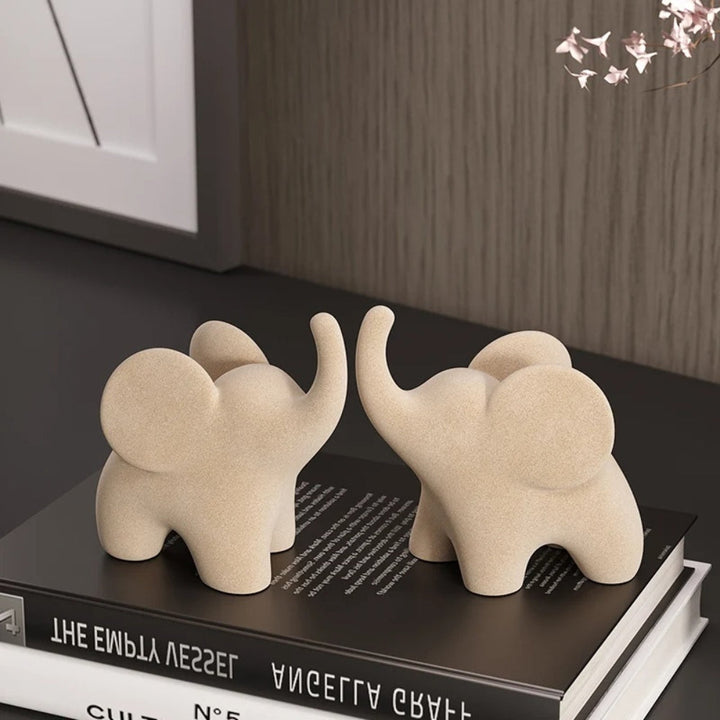 Lisslune | Eclectic Elephant Resin Figurines
