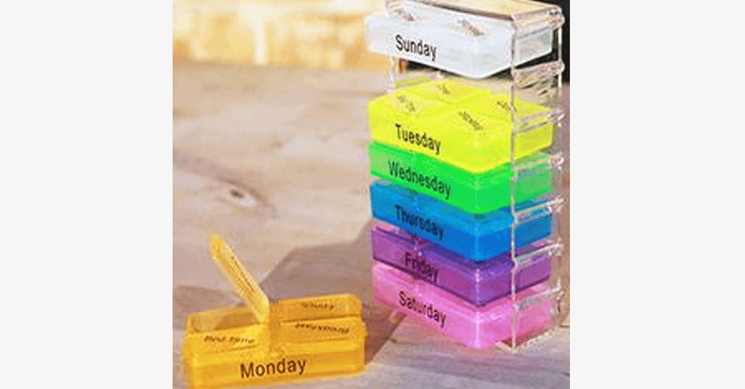Lisslune | Compact weekly tablet organizer
