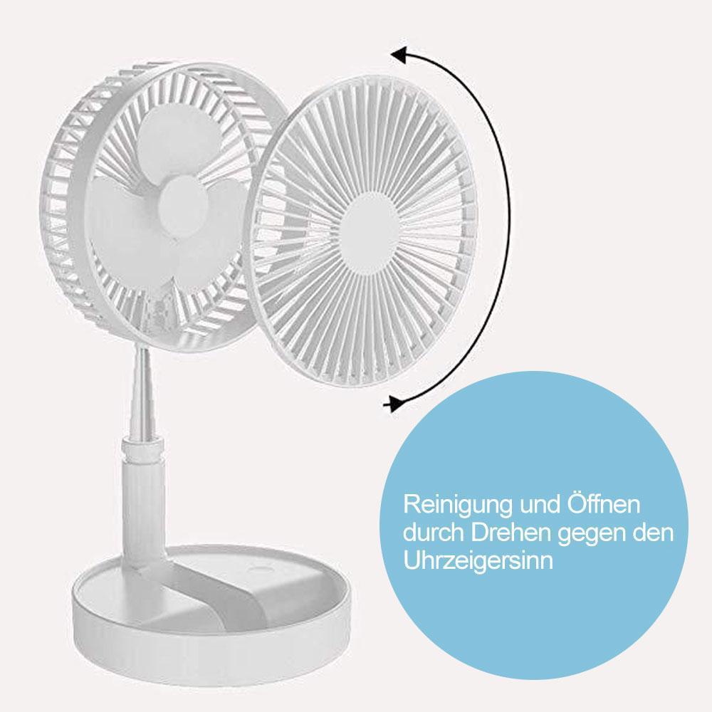 Lisslune | Telescopic Folding USB Charging Fan