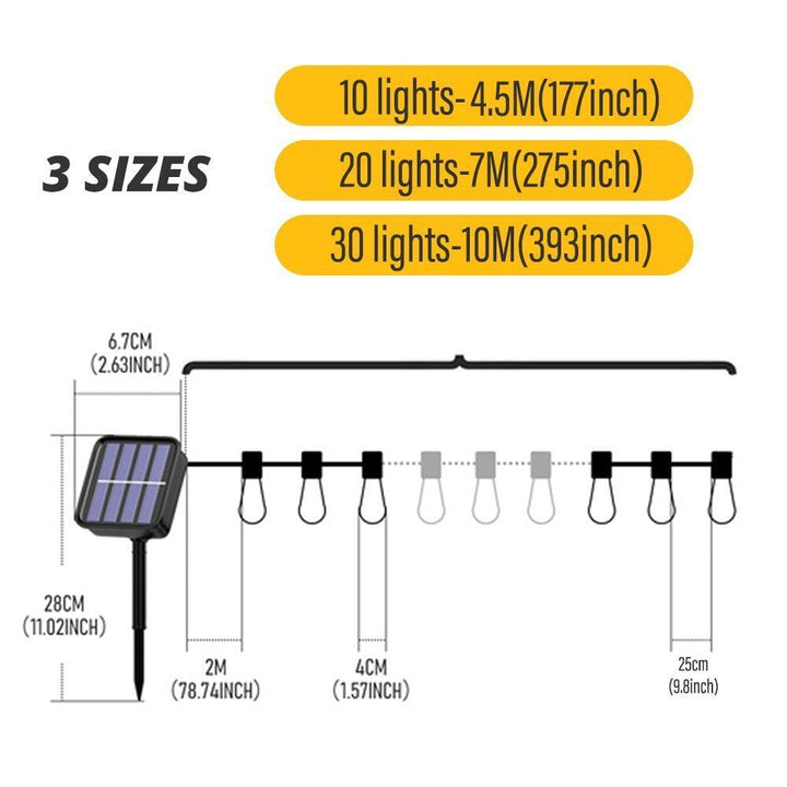 Lisslune | Solar Powered String Lights