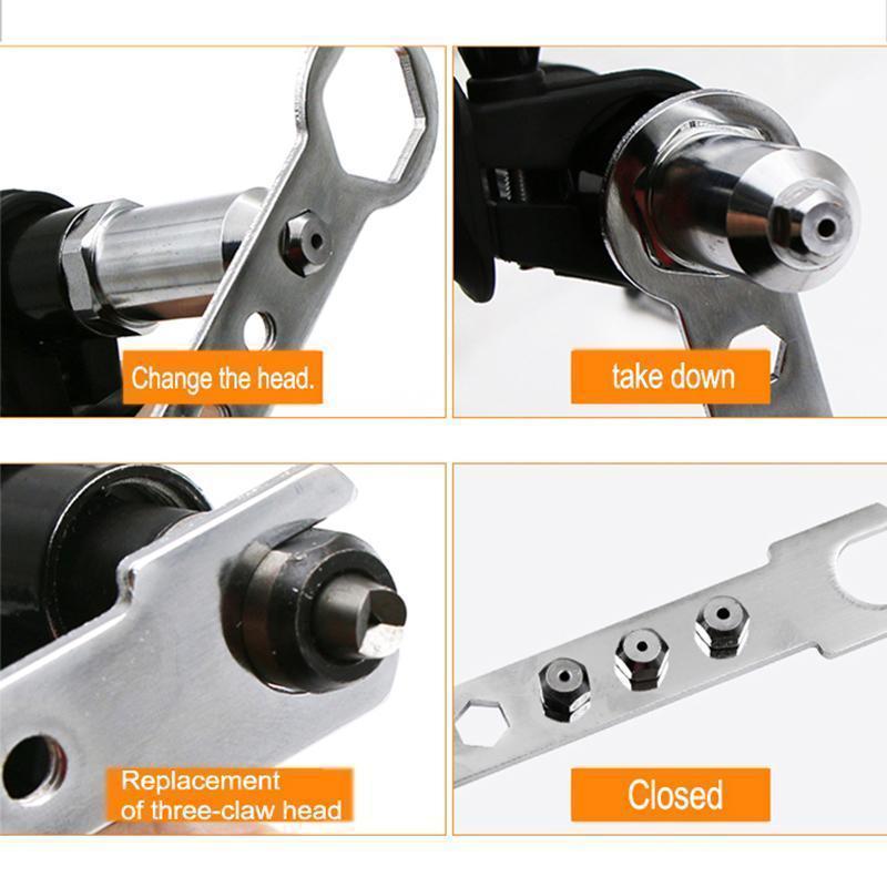 Lisslune | Professional Rivet Gun Adapter Kit 🛠With 4 different Nozzle Pins