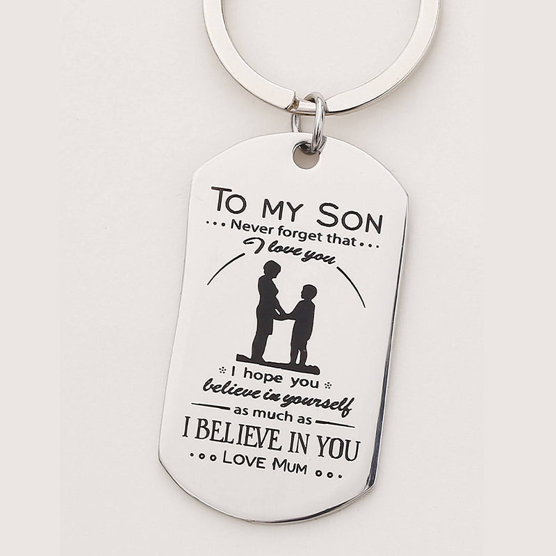 Lisslune | Mother's Day Engraving Metal Keychain with Box