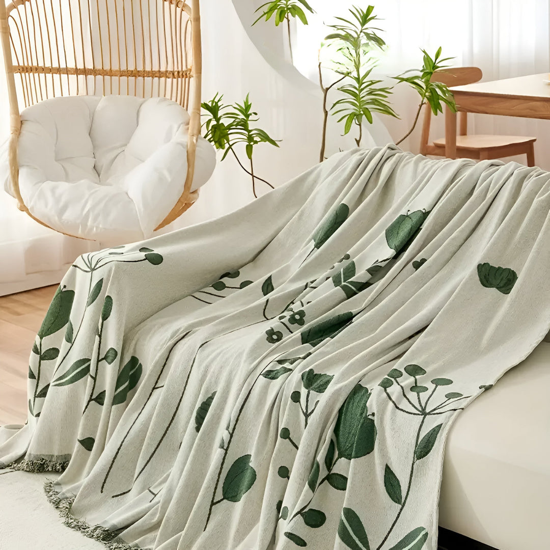 Lisslune | Modern Bloom Reversible Sofa Cover