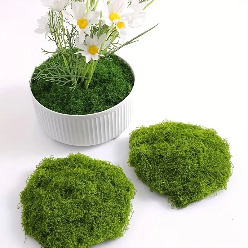 Lisslune | Moss Cover Piece – Moss Flakes Ornament for Decoration and Landscaping