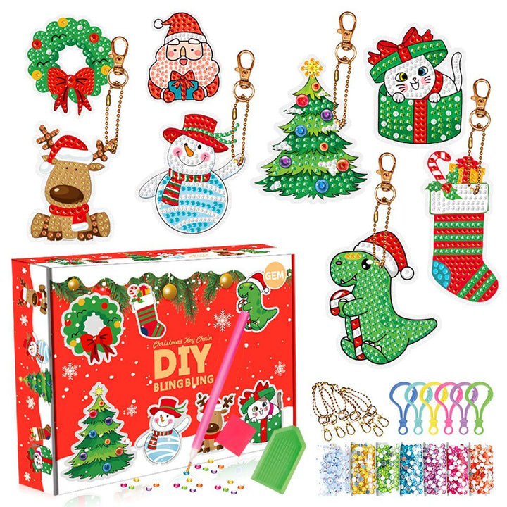 Lisslune | 5D Christmas DIY Diamond Painted Set