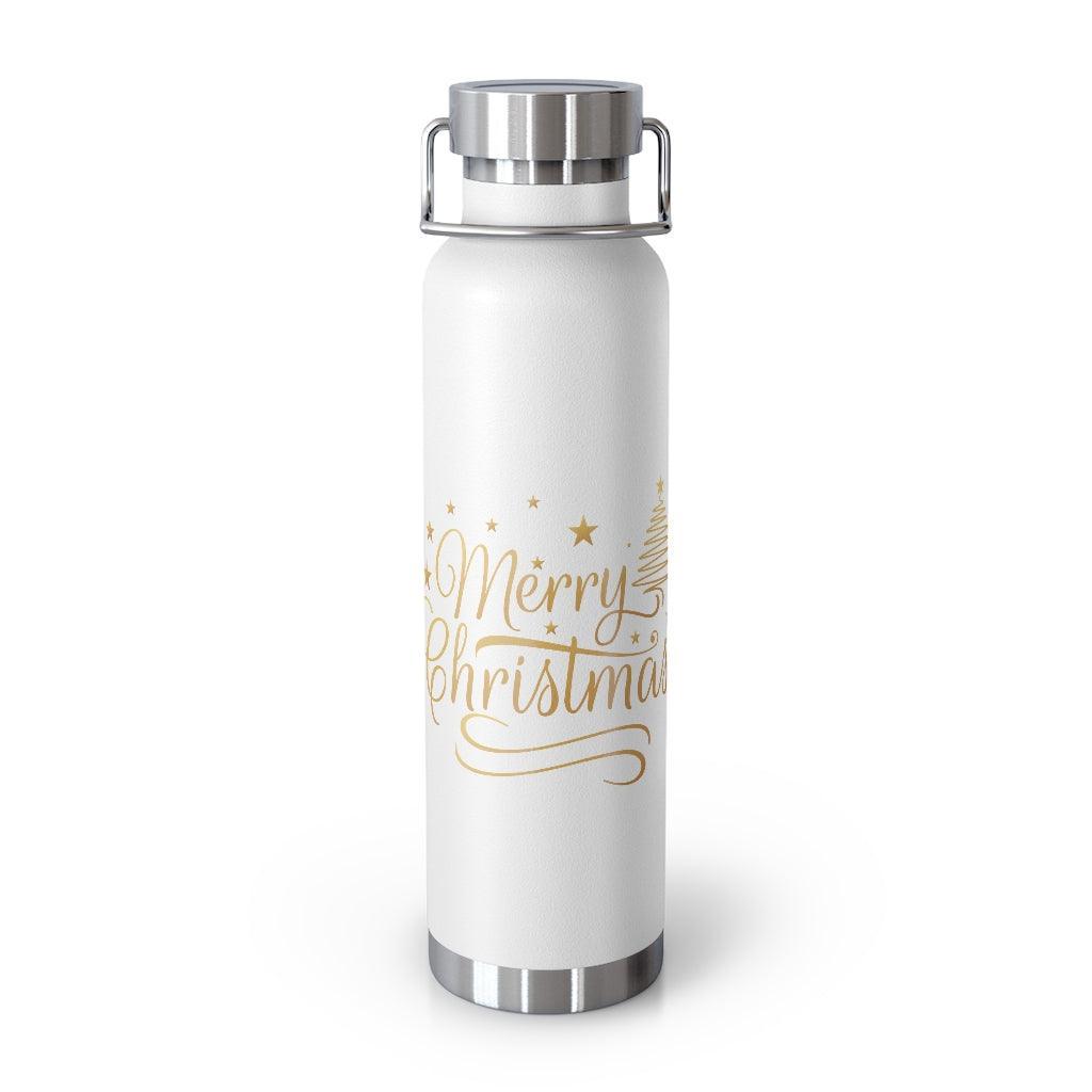 Lisslune | Vacation Joy Vacuum Insulated Stainless Steel Water Bottle - 22 Oz with Wide Neck