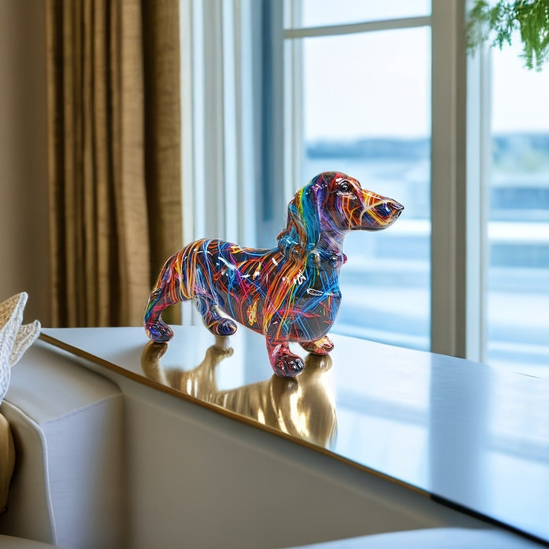 Lisslune | Graffiti Dachshund Sculpture