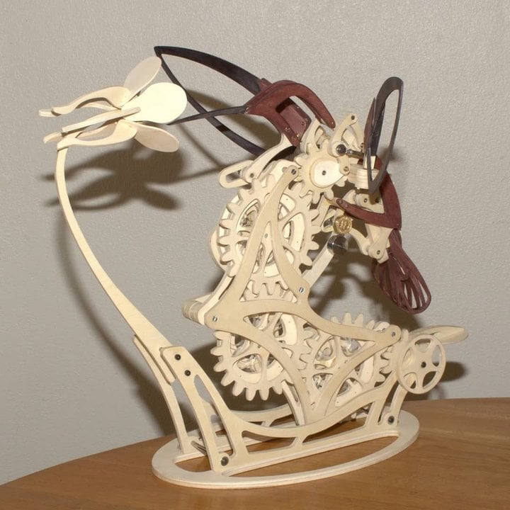 Lisslune | 3d Wooden Mechanical Hummingbird